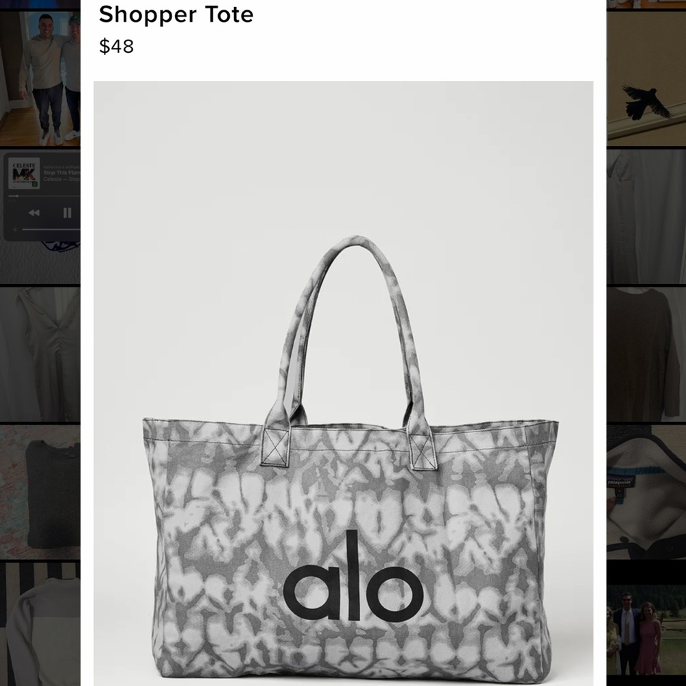 Alo shopper tote NWT